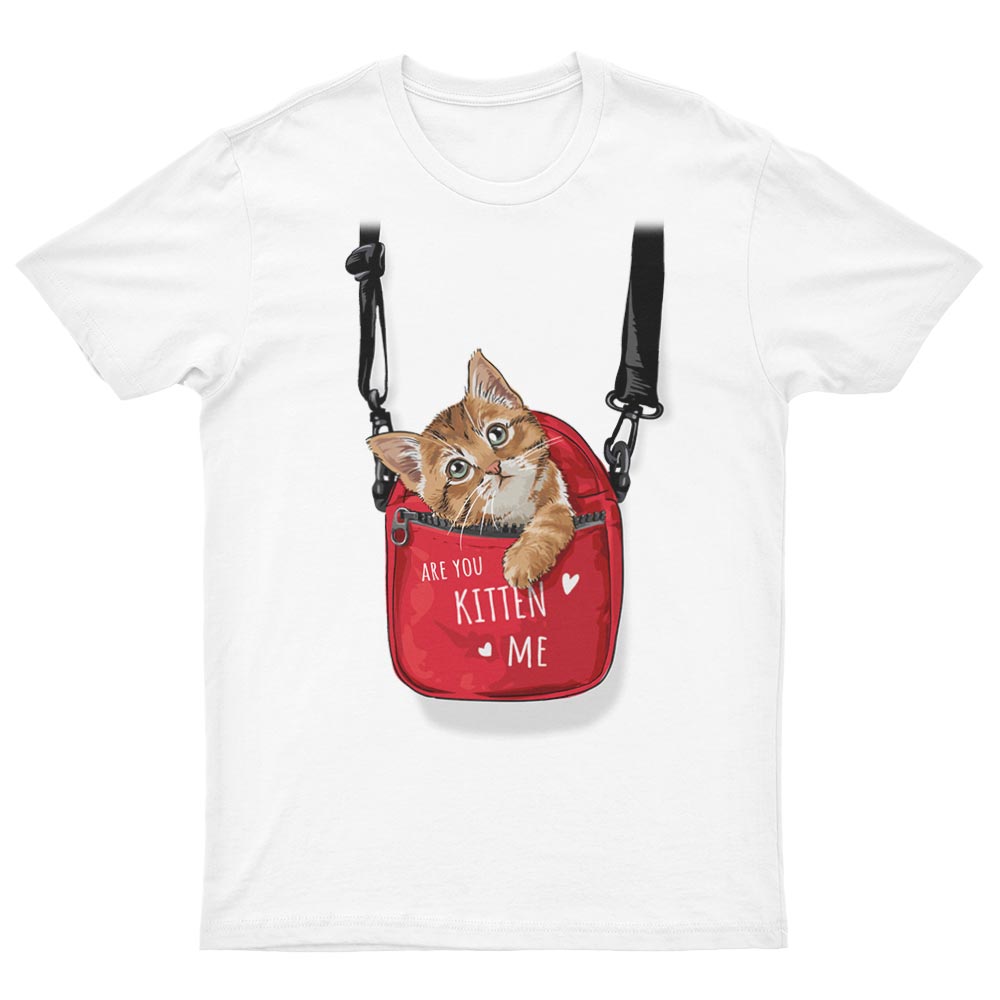 Cat Inside Bag T-Shirt - YUNNIK®