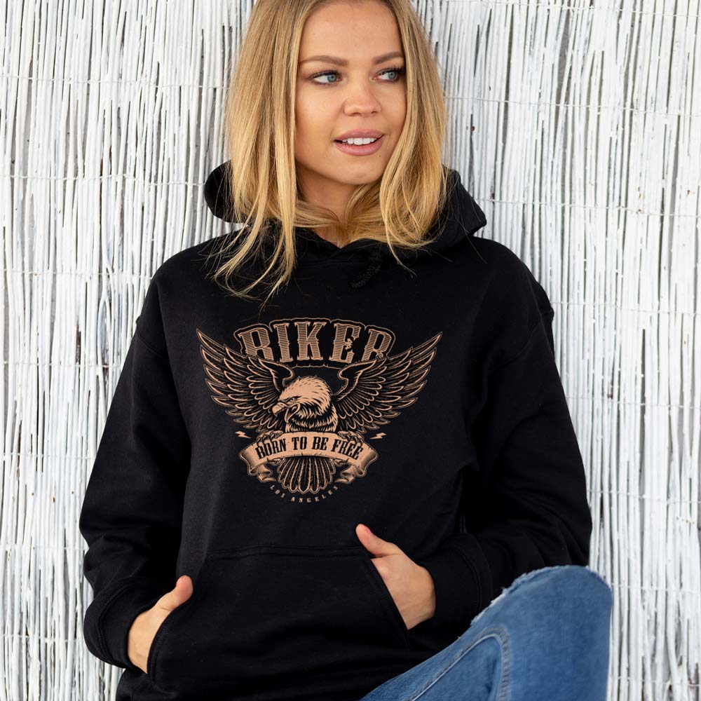 American Eagle Biker Kapuzenpullover - YUNNIK®