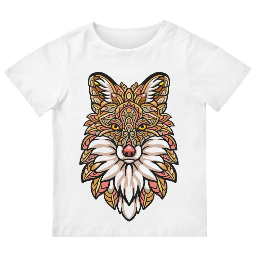 Colorful Fox Kid T-Shirt - YUNNIK®
