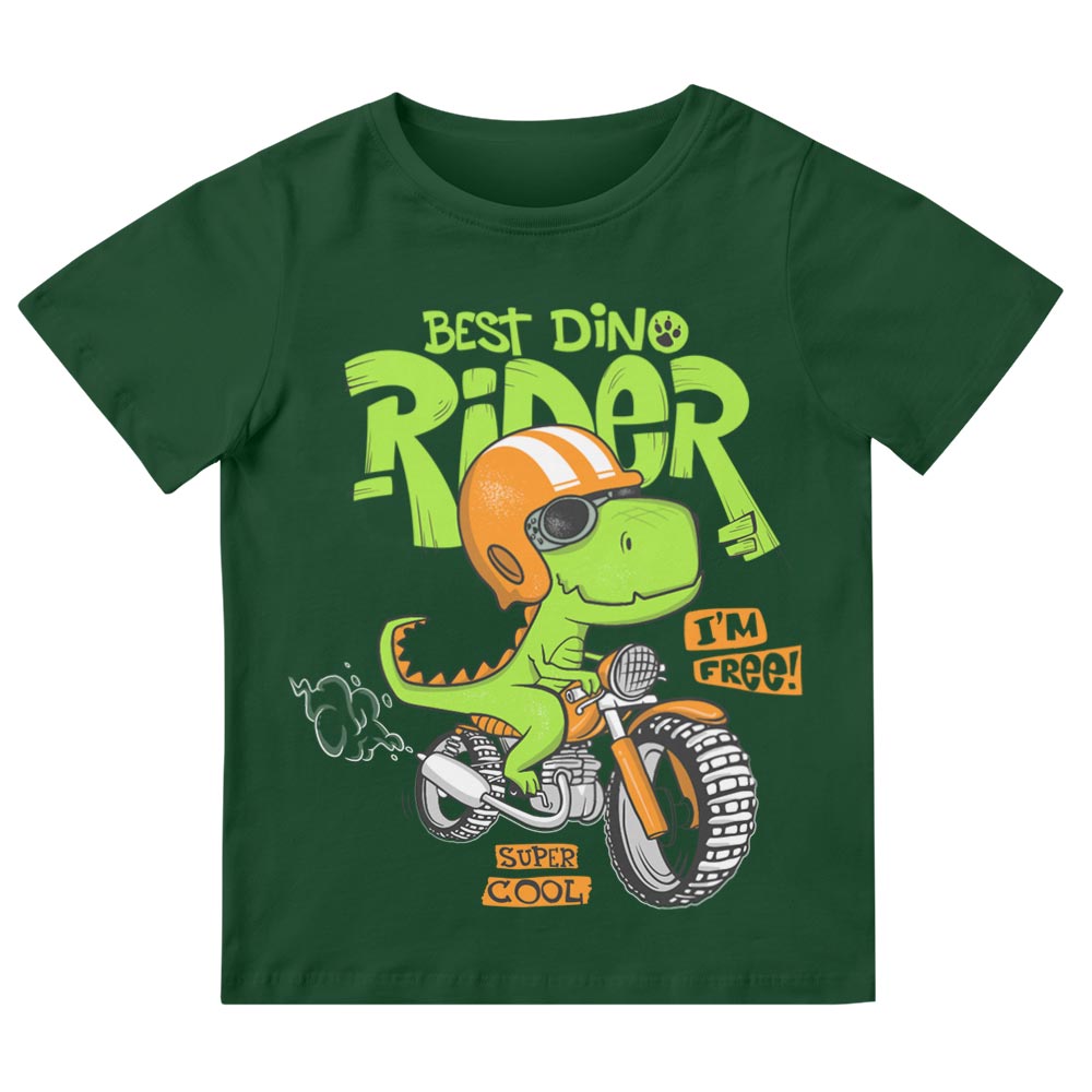 Kinder T-Shirt Mit Dinosaurier Rider - YUNNIK®