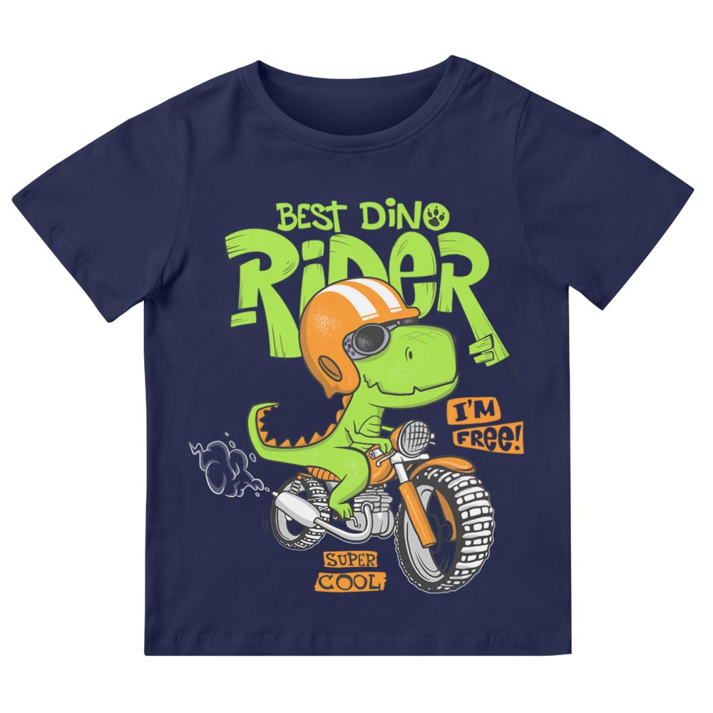Kinder T-Shirt Mit Dinosaurier Rider - YUNNIK®