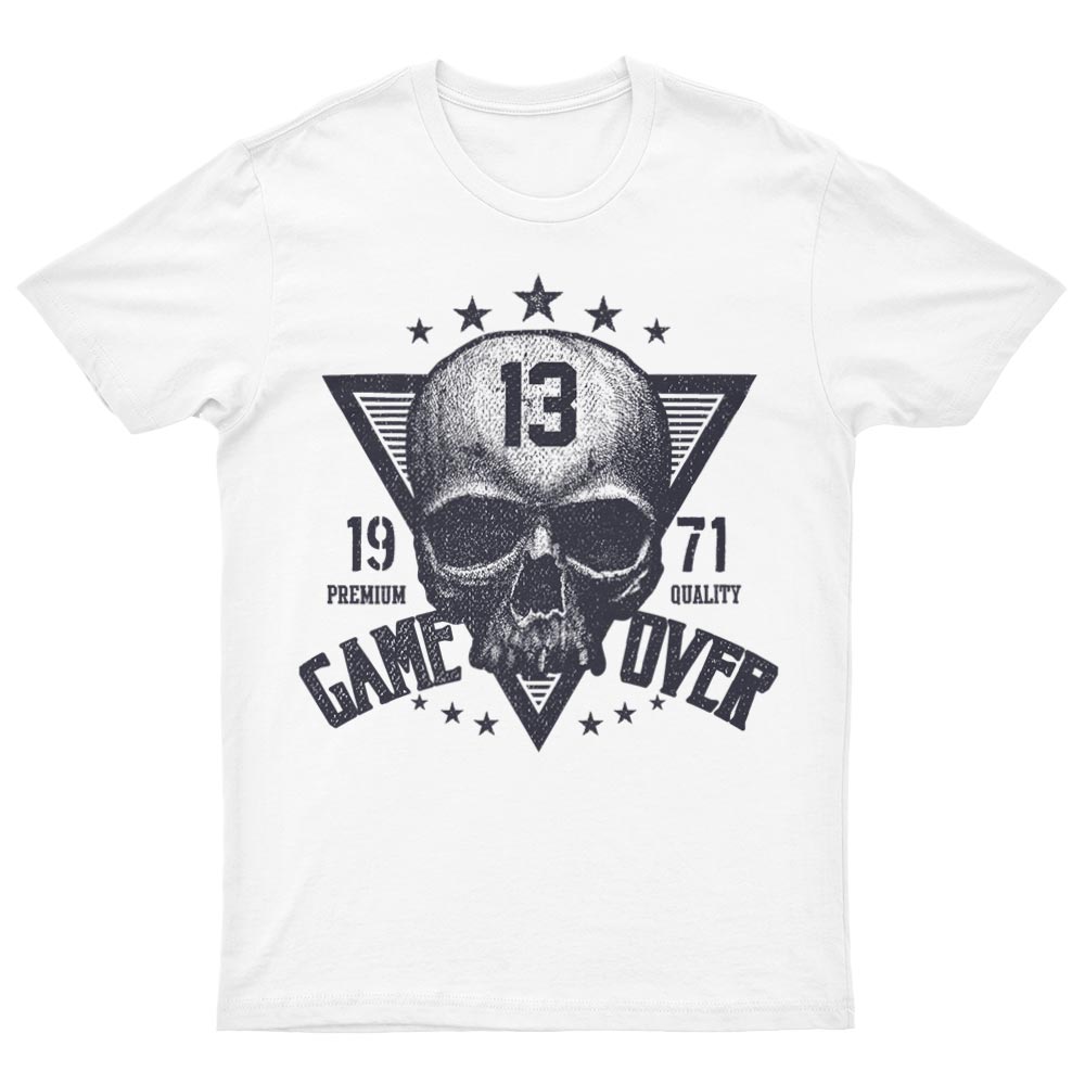 Tee-Shirt Avec Crâne Game Over - YUNNIK®