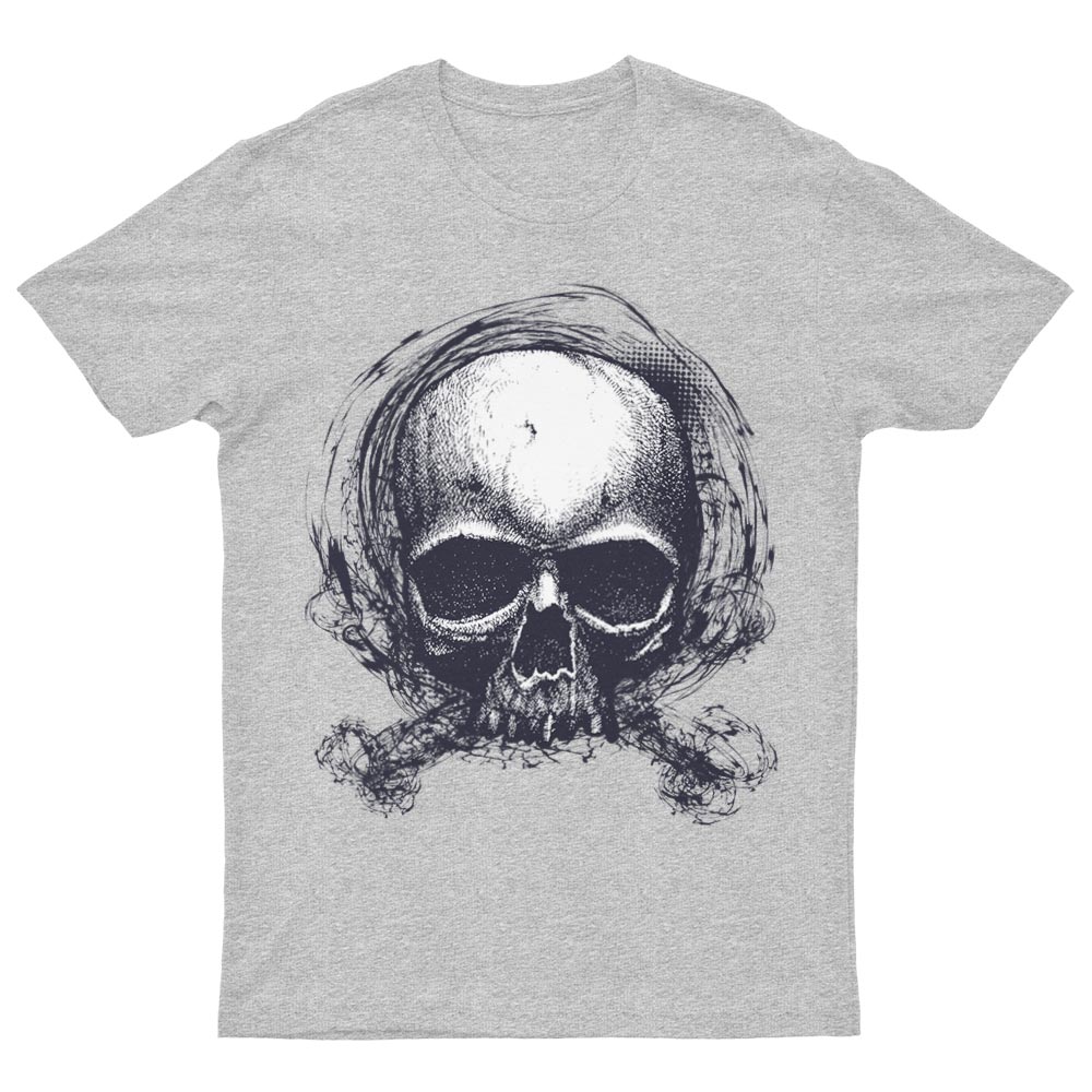 Tee-Shirt Avec Tête de Mort et Os - YUNNIK®