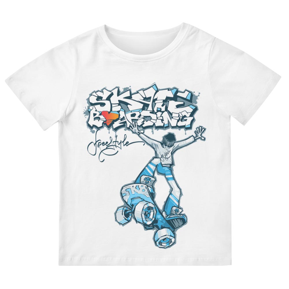 Skateboarding Freestyle T-Shirt Børn - YUNNIK®