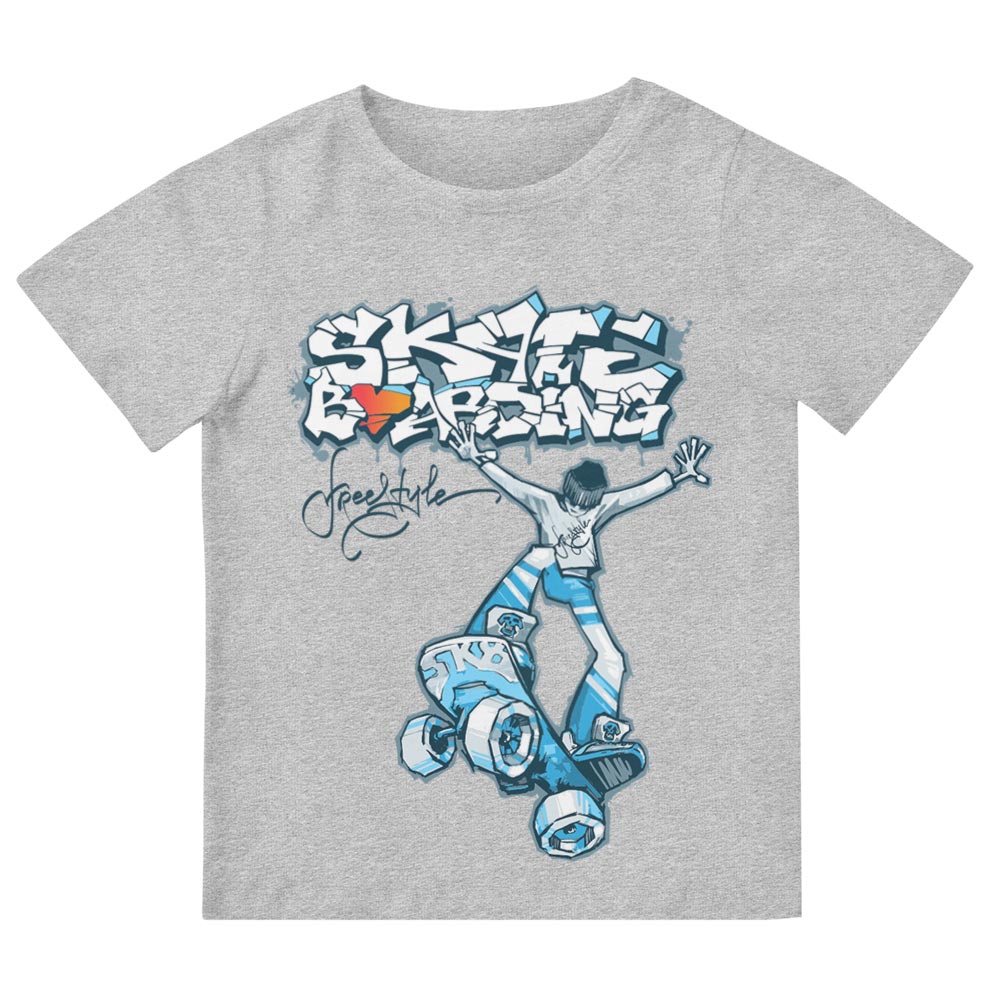 Skateboarding Freestyle T-Shirt Børn - YUNNIK®