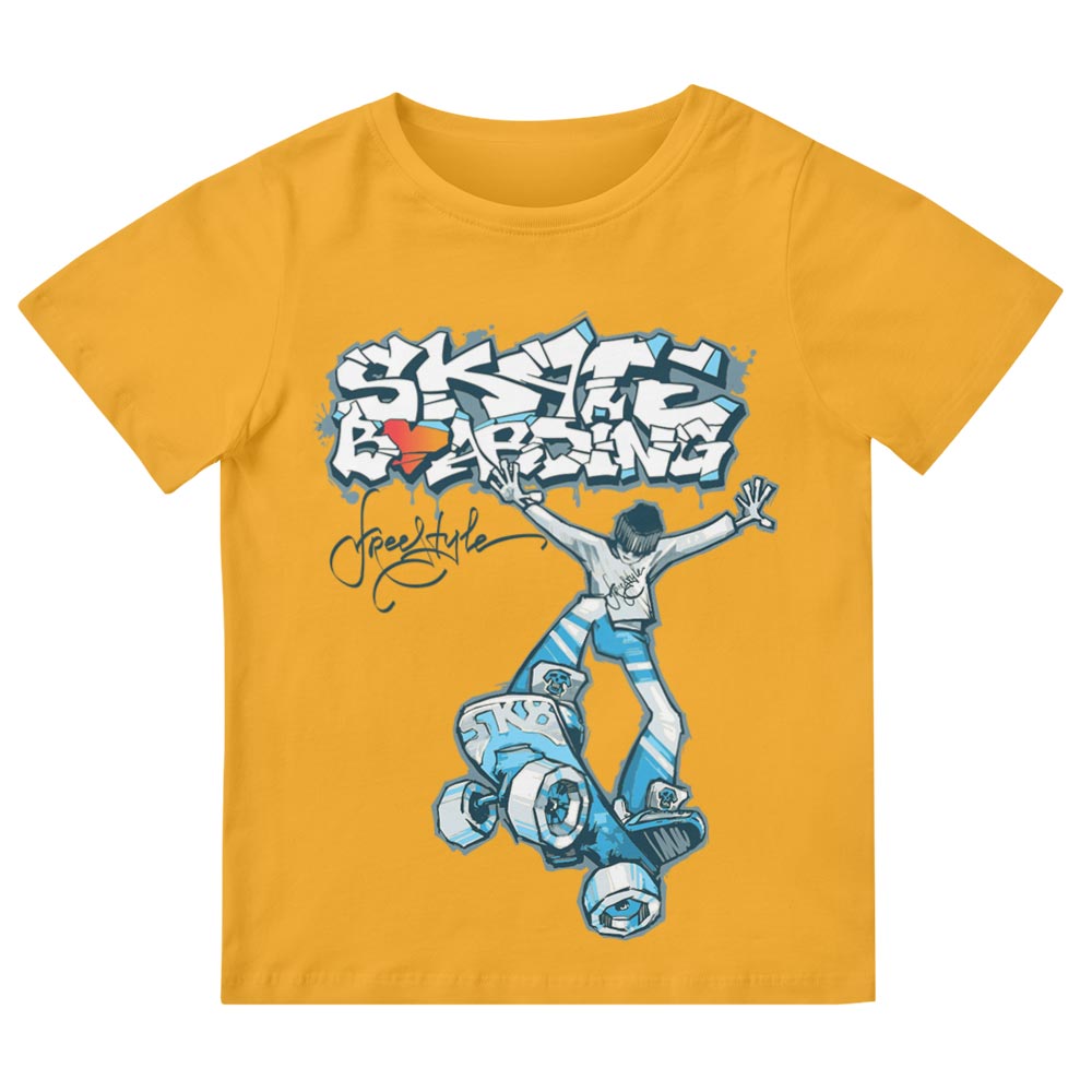 Skateboarding Freestyle T-Shirt Børn - YUNNIK®