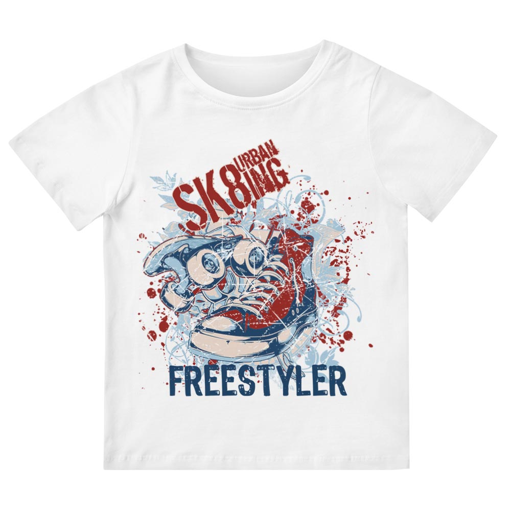 Urban Skating Freestyler Kid T-Shirt - YUNNIK®