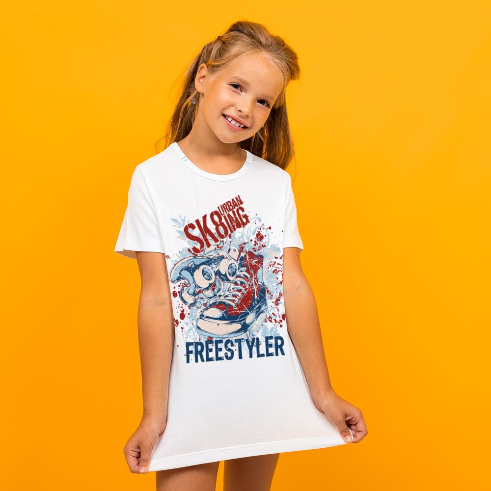 Urban Skating Freestyler Kid T-Shirt - YUNNIK®