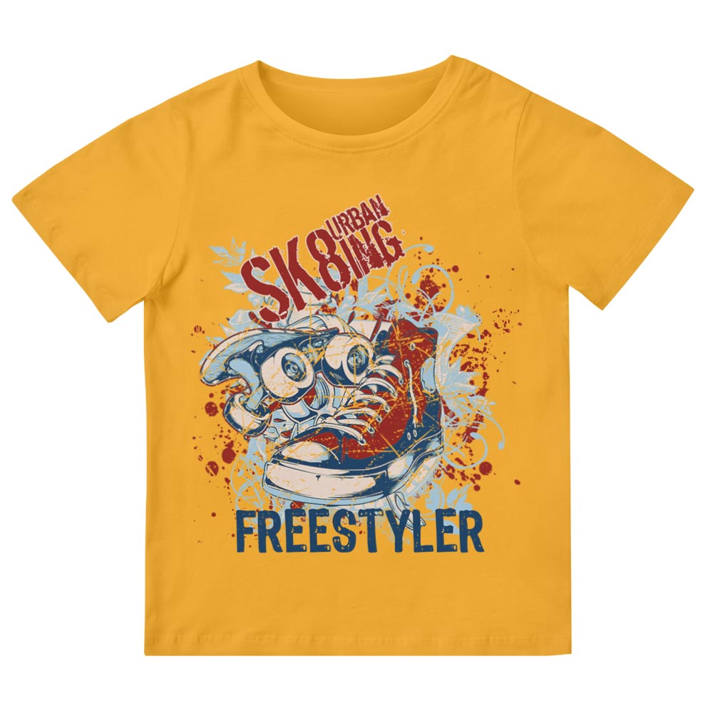Urban Skating Freestyler Kid T-Shirt - YUNNIK®