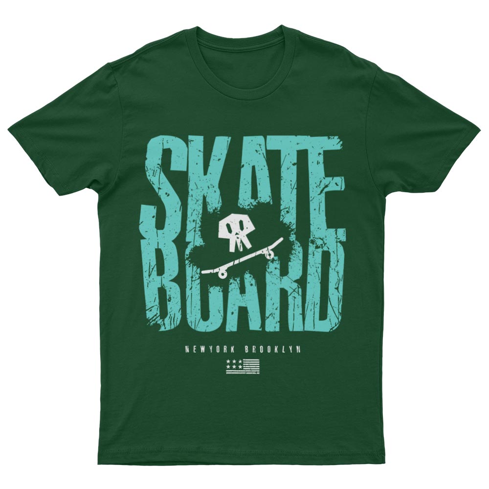 Tee-Shirt Skateboard New York Brooklyn - YUNNIK®