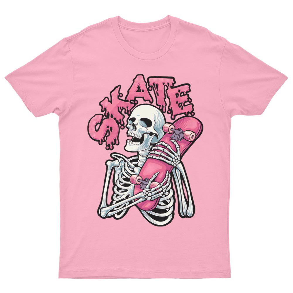 Tee-Shirt Avec Squelette et Skateboard - YUNNIK®