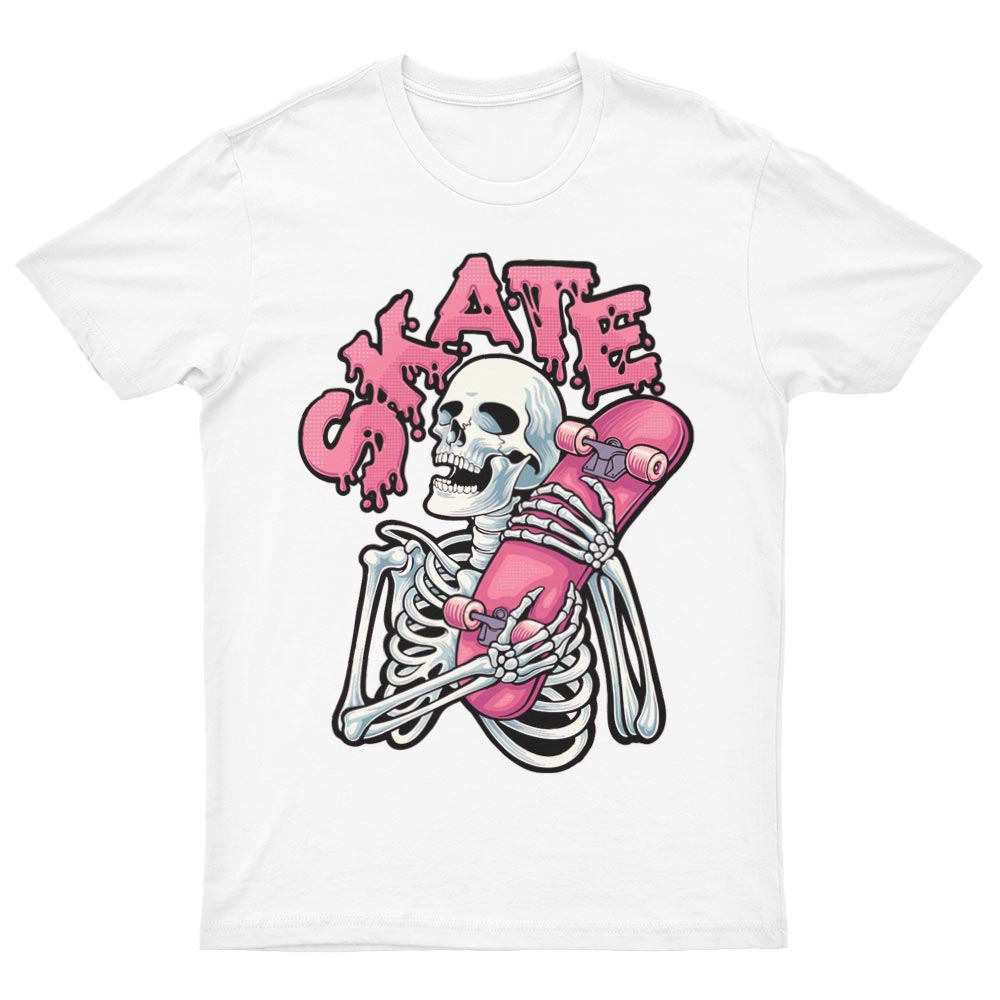 Tee-Shirt Avec Squelette et Skateboard - YUNNIK®
