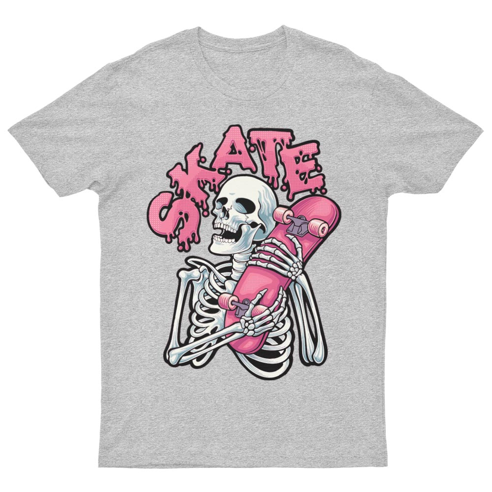 Tee-Shirt Avec Squelette et Skateboard - YUNNIK®