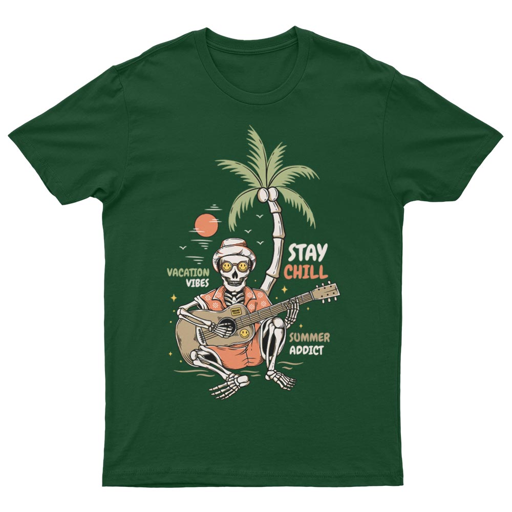 Stay Chill Summer Addict T-Shirt - YUNNIK®