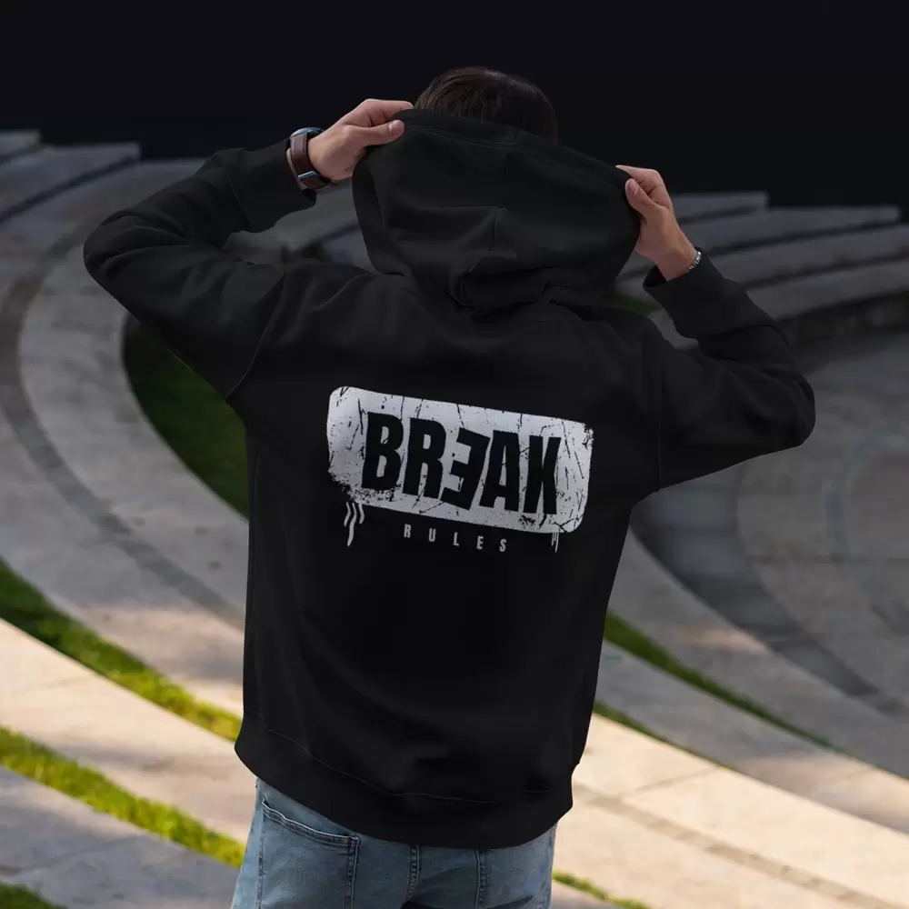 Sweat à Capuche Break Rules - YUNNIK®