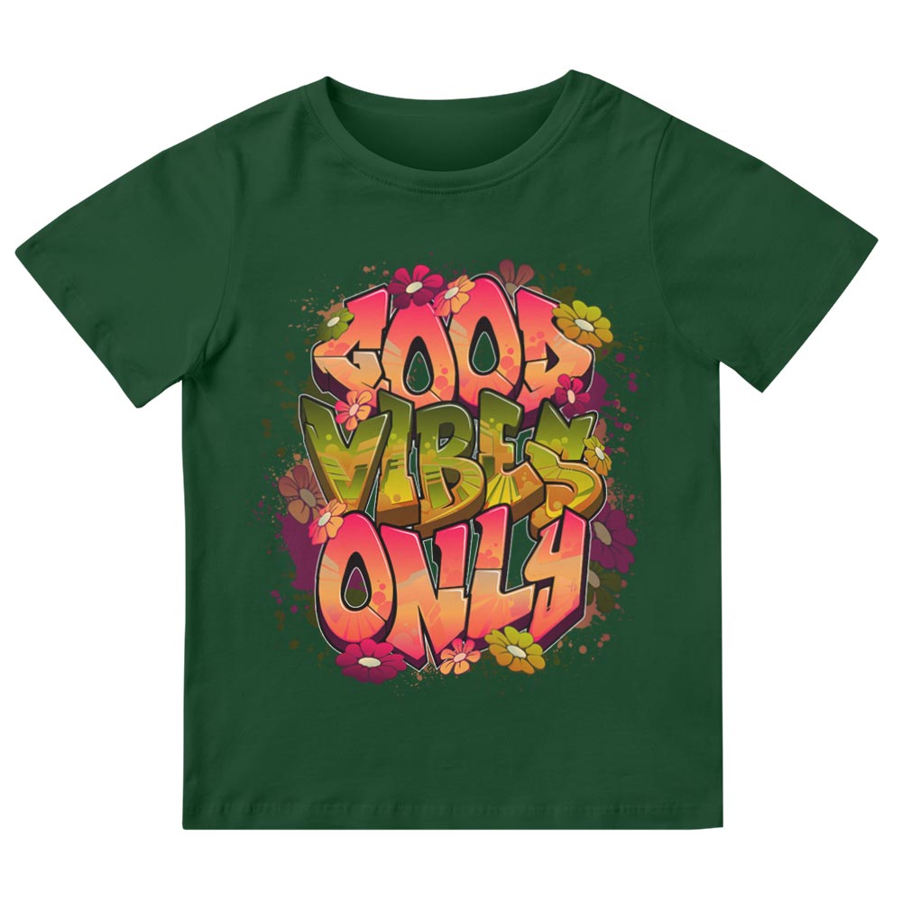 Good Vibes Only Kinder T-Shirt - YUNNIK®