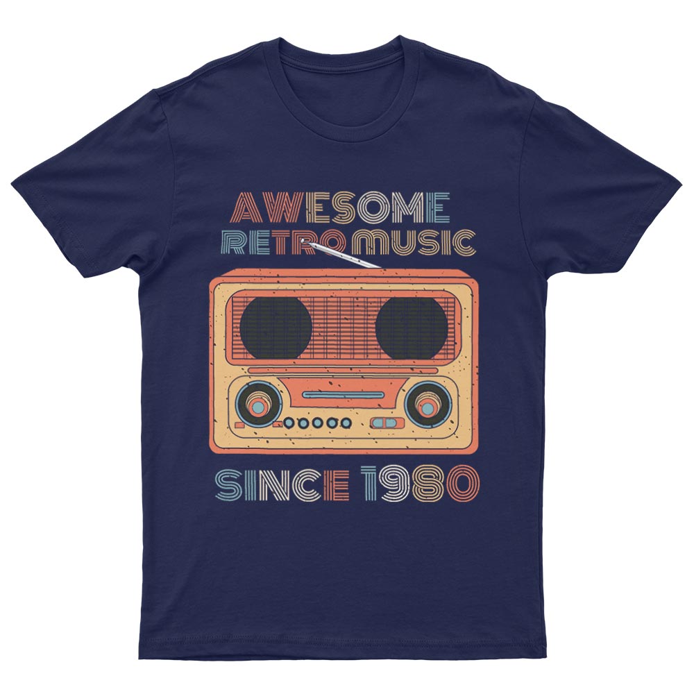 Retro Music Since 1980 T-Shirt - YUNNIK®