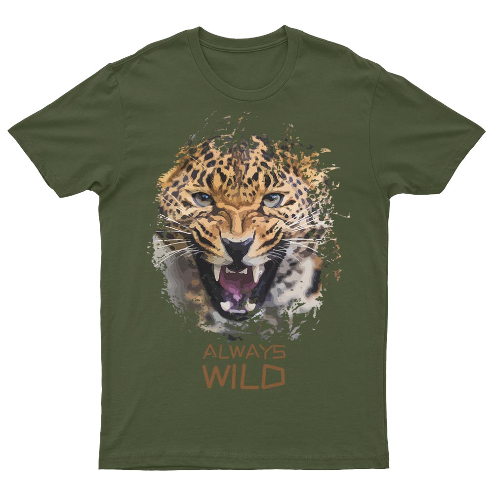 Tee-Shirt Léopard Always Wild - YUNNIK®